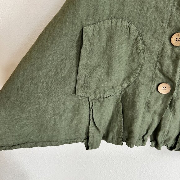 100% Linen Swing Jacket - Picture 5 of 13